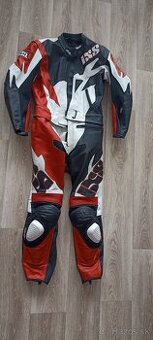 Kožená dvojdielna kombinéza IXS veľkosť 52