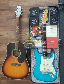 Fender American Professional II + (Zadarmo) Akusticka Gitara