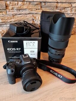 Canon R7 + 2 x objektív Sigma