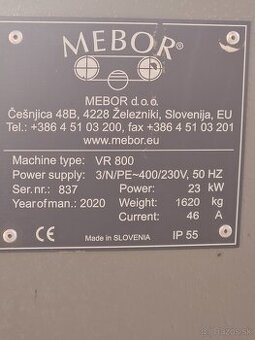 Rozmetacia píla mebor VR800