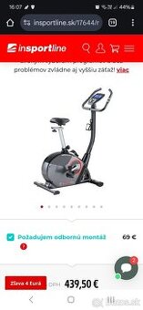 Stacionarny bicykel Insportline