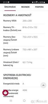 LED Televízor LG 32 palcov