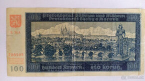 100 koruna Protektorát - neperforovaná