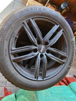 5x112 R17 superb passat 215/55R17 zimne