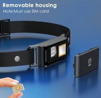 GPS obojok pre psa, mačku alebo iné zviera na 4G sim kartu