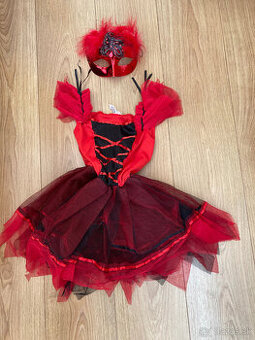 šaty halloween/ karneval-- 3-6r