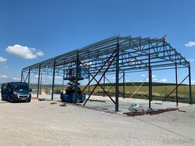 OCEĽOVÁ KONŠTRUKCIA / MONTOVANÁ HALA 15x24x6m