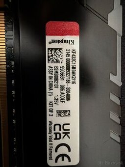 Kingston FURY 16 GB KIT DDR4 3200 MHz CL16 Beast RGB