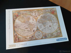 Puzzle staroveká antická mapa