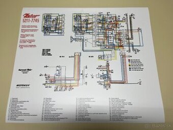 Schéma elektroinštalácie Zetor