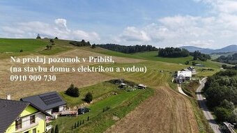 Na predaj pozemok Dolný Kubín, Pribiš (454 m2)