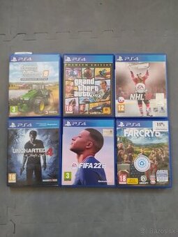 Predam playstation 4 s hrami
