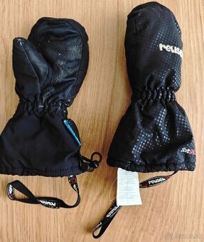 Detské čierne lyžiarske rukavice Reusch, veľkosť 2