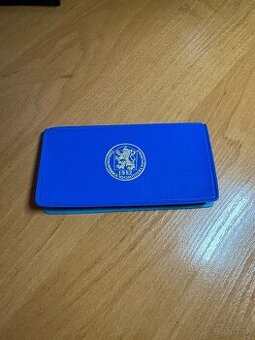 1982 sada mincí v modrom obale, darčekové balenie PVC