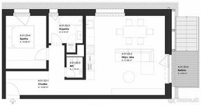 REZERVÁCIA (BD1_01.03) 2-izbový byt v projekte KRÁSNE V K