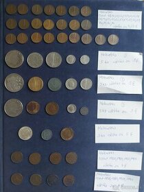 Zbierka mincí - Európa, Ázia, Afrika a Juž.Am. os (DOPLNENÉ)