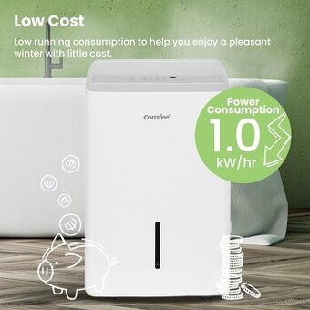 COMFEE' 50L odvlhčovač pre veľké priestory do 116 m2 / 250