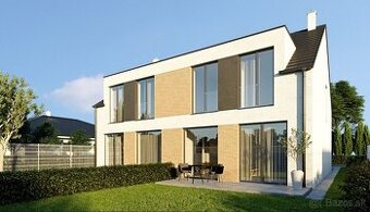 Novostavba - nízkoenergetický rodinný dvojdom, Moldava nad B