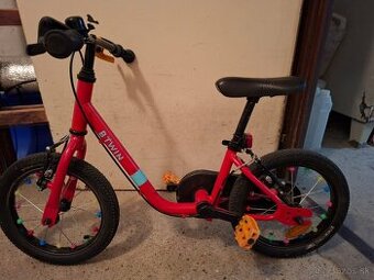 Detský bicykel s odrážadlom 2v1 Discover 500 3 až 5 rokov 14