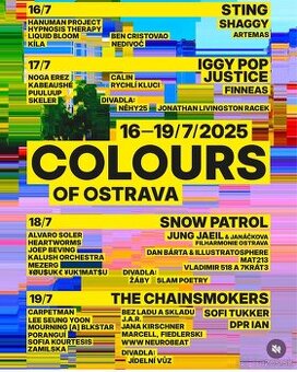 Lístky na Colours of Ostrava
