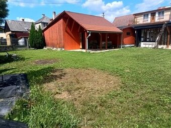 TUŽINA okres Prievidza - CHATA s terasou a garážou