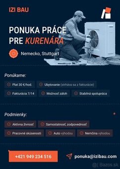 Ponuka práce Nemecko- Kurenár