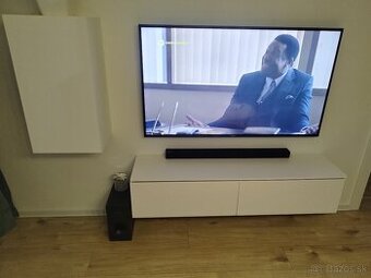 2 skrinky biele lesklé