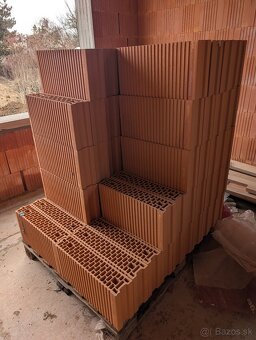 Predám brúsene tehly Porotherm Profi