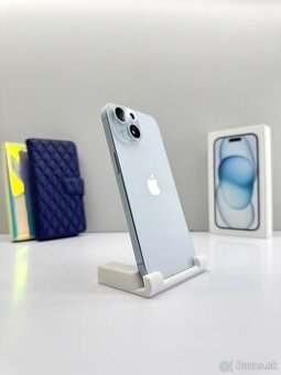 iPhone 15 128GB BLUE ORIGINÁL STAV+PRÍSLUŠENSTVO