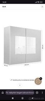 Skriňa s posuvnými dverami