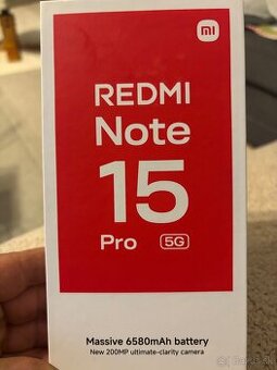 Predám Xiaomi Redmi Note 15PRO 5G