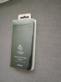 Knižkové smart aktívne led púzdro Samsung S21 plus čierne