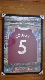 Vladimír COUFAL vlastnoručně podepsaný dres WEST HAM UNITED