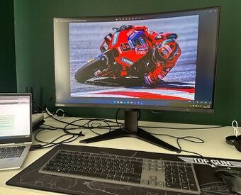 Predám herný monitor Lenovo g27-c10 curved v 100% stave
