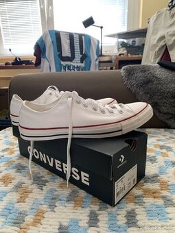 CONVERSE tenisky biele Unisex, veľkosť 44, UK 10/12