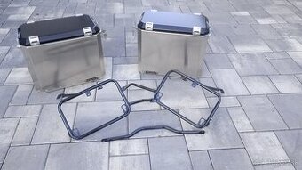 Suzuki Vstrom 650 hliníkové kufre + nosiče