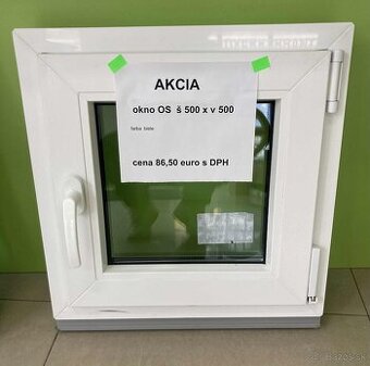 Plastové okno 500x500