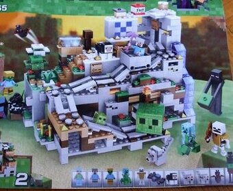 MINECRAFT-Horska Jaskyna 1000 ks stavebnica