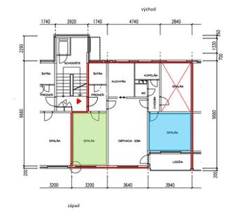 Voľná izba pre jednu osobu (spolu v 4-izb. byte len 2 osoby