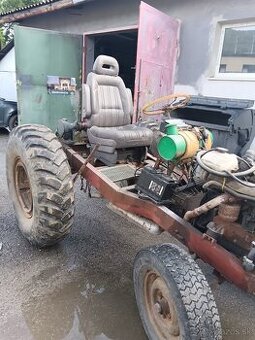 Predám traktor domácej výroby 1,9 Diesel