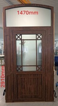 Nové jedinečné hliníkové vchodové dvere