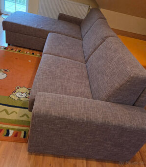 Štvormiestna pohovka s otomanom