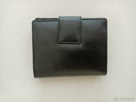Čierna kožená peňaženka - 1