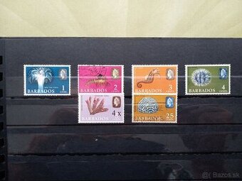 Poštové známky č.760 - Barbados - marine life