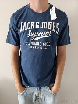 NOvé pánske tričko JACK & JONES -veľ. S