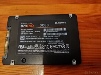 Predám SSD disk Samsung 500GB SATA