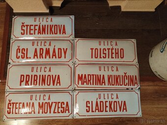 Smaltovane tabule,plechové tabule