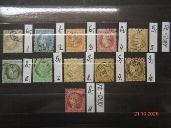 POŠTOVÉ ZNÁMKY - FRANCÚZSKO - 2 FOTO