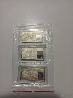 Pamätné mince v tvare bankoviek