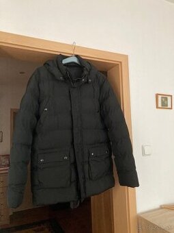 Pánska teplá zimná bunda bezchybná